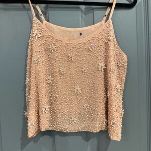 Zara Embellished Camisole in Cream